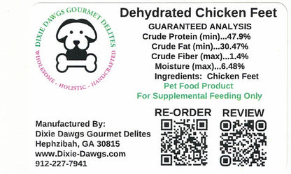 Chicken Feet - Dehydrated